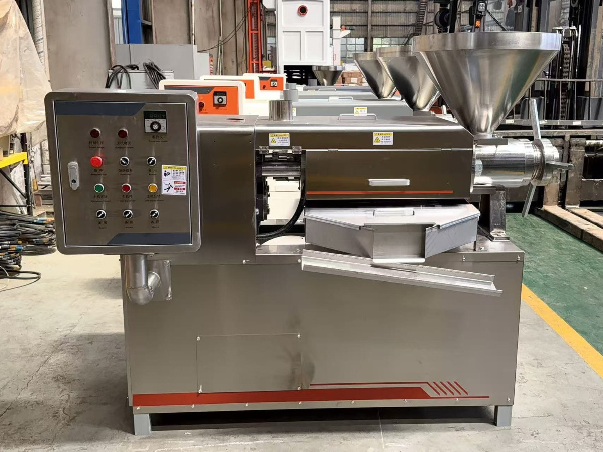 Sunflower oil press application reference