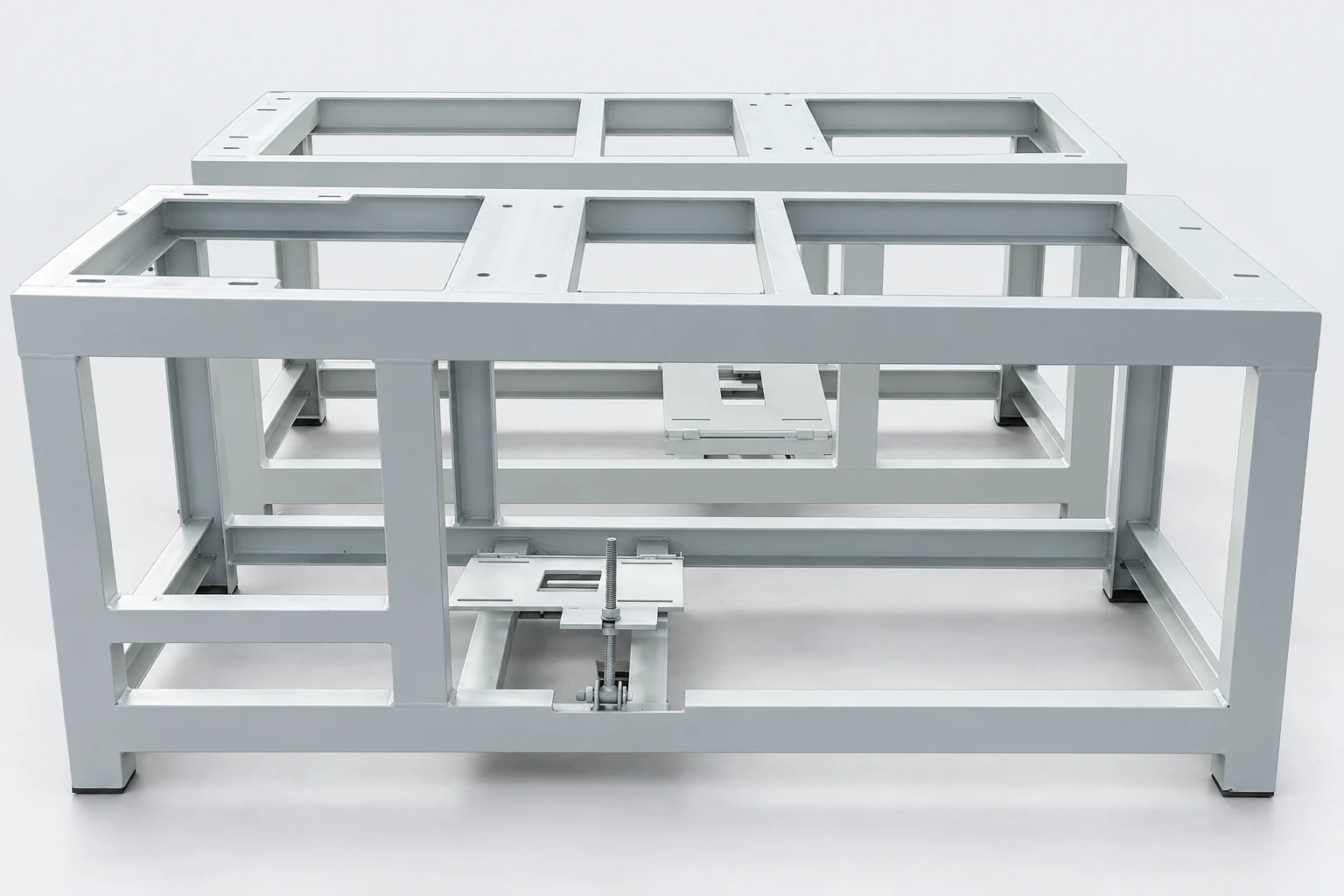 Fabricated machine frame